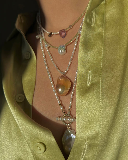 HIDDEN STONE Peridot Necklace