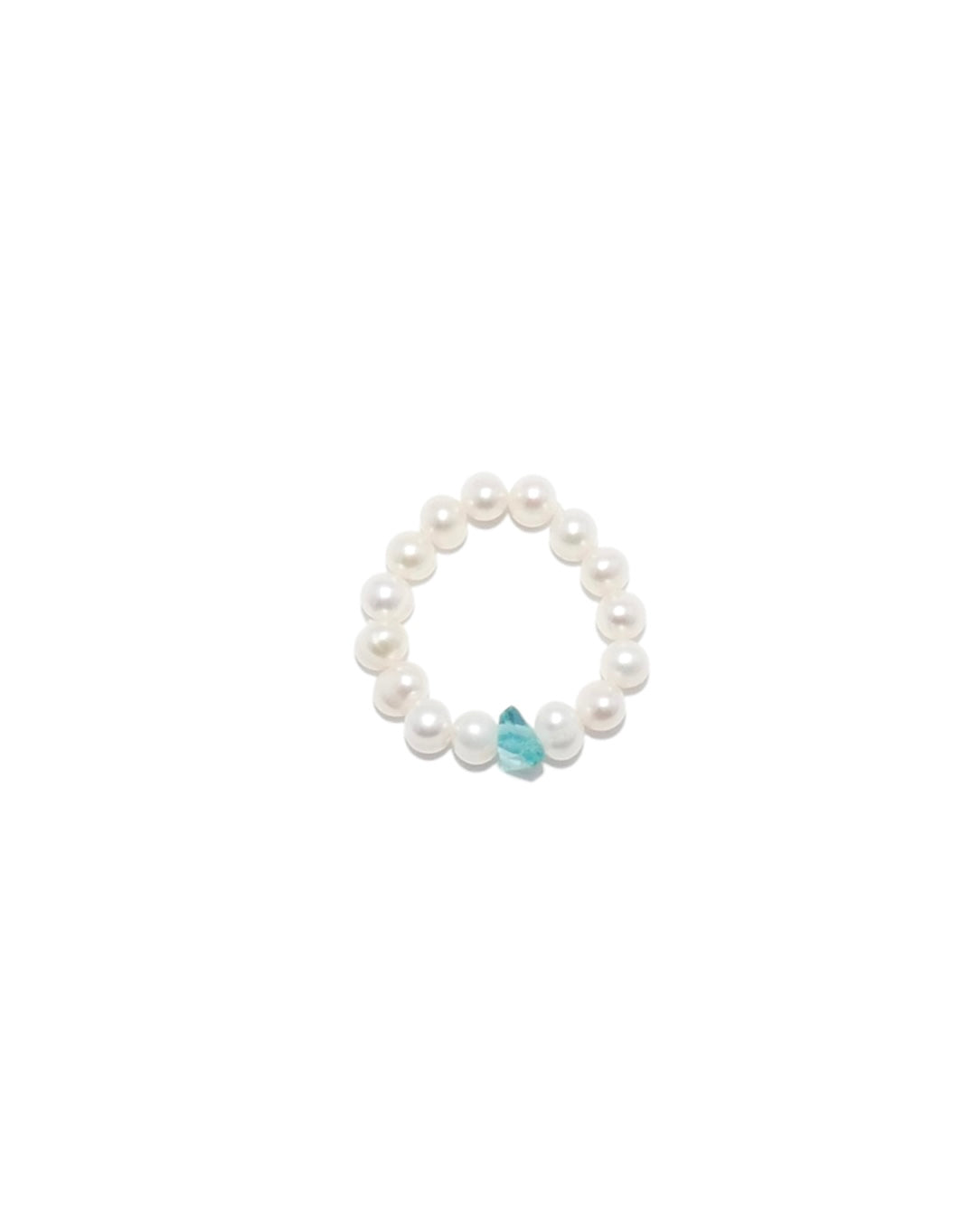 APATITE Pearl Ring